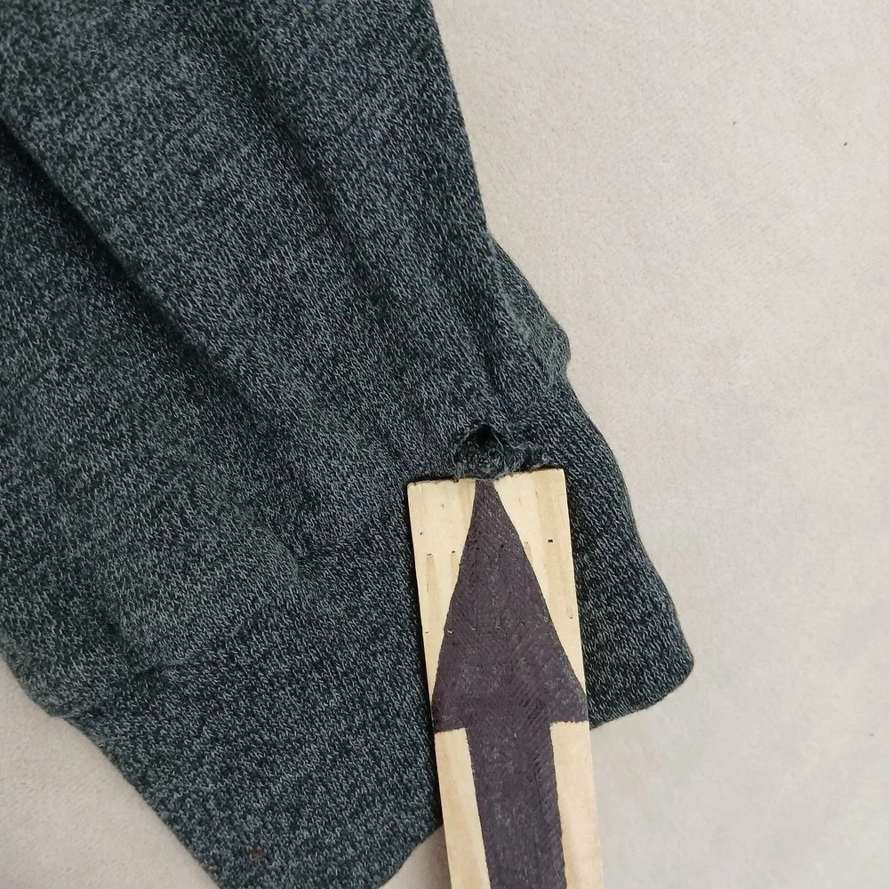 VTG Polo Ralph Lauren Large‎ Mens Polo Sweater Gray FLAWS 23x28